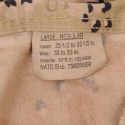 VINTAGE US ARMY COMBAT TROUSERS PANTS DESERT CAMOUFLAGE PATTERN 1990 LARGE REGULAR CHOCOLATE CHIP(Vintage Us Army Combat Trousers Pants Desert Camouflage Pattern 1990 Large Regular Chocolate Chip) -Rare Gear USA Shop DSC 7800