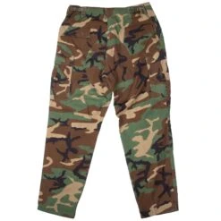 VINTAGE US ARMY RIP STOP WOODLAND CAMO COMBAT TROUSER 1985 LARGE LONG(Vintage Us Army Rip Stop Woodland Camo Combat Trouser 1985 Large Long)