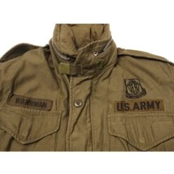 VINTAGE US ARMY M-1965 M65 FIELD JACKET 1969 VIETNAM WAR SIZE SMALL SHORT PATCHED(Vintage Us Army M 1965 M65 Field Jacket 1969 Vietnam War Size Small Short) -Rare Gear USA Shop DSC 7859 1