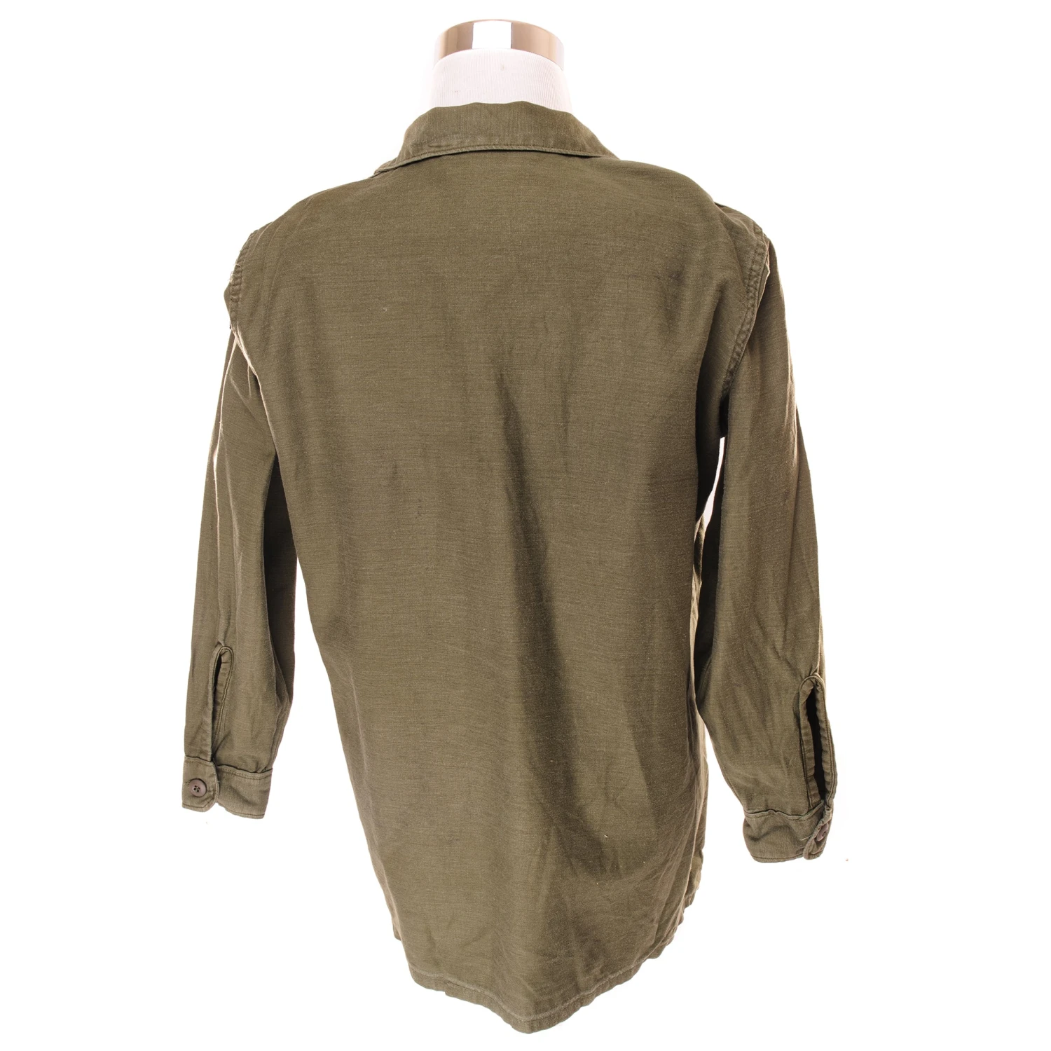 VINTAGE US ARMY UTILITY SHIRT P64 1972 VIETNAM WAR SIZE 16 1/2 X32 PATCHED(Vintage Us Army Utility Shirt P64 1972 Vietnam War Size 16 1 2 X32 Patched) 2 VINTAGE US ARMY UTILITY SHIRT P64 1972 VIETNAM WAR SIZE 16 1/2 X32 PATCHED(Vintage Us Army Utility Shirt P64 1972 Vietnam War Size 16 1 2 X32 Patched) - Image 2