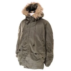 VINTAGE USAF PARKA AIRCREW JACKET TYPE N-3B N3B SIZE LARGE(Vintage Usaf Parka Aircrew Jacket Type N 3b N3b Size Large 1)