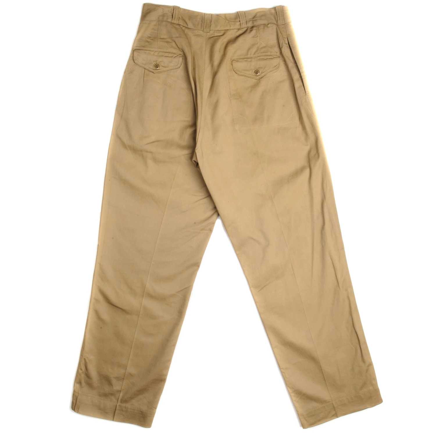 VINTAGE USMC KHAKI TROUSERS PANTS 1972 VIETNAM WAR SIZE W30 L31(Vintage Usmc Khaki Trousers Pants 1972 Vietnam War Size W30 L31) 2 VINTAGE USMC KHAKI TROUSERS PANTS 1972 VIETNAM WAR SIZE W30 L31(Vintage Usmc Khaki Trousers Pants 1972 Vietnam War Size W30 L31) - Image 2