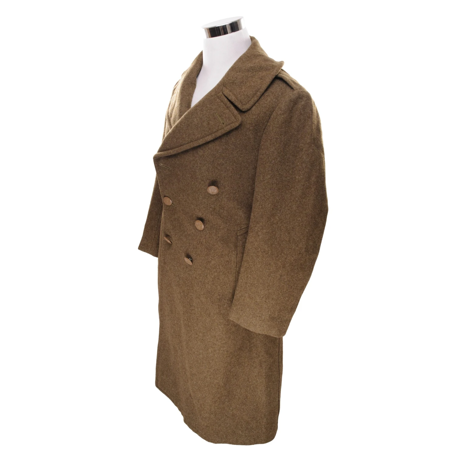 VINTAGE US ARMY M-1939 OVERCOAT WOOL COAT 1942 WW2 SIZE 36R(Vintage Us Army M 1939 Overcoat Wool Coat 1942 Ww2 Size 36r) 2 VINTAGE US ARMY M-1939 OVERCOAT WOOL COAT 1942 WW2 SIZE 36R(Vintage Us Army M 1939 Overcoat Wool Coat 1942 Ww2 Size 36r) - Image 2