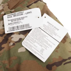 DEADSTOCK US ARMY SHIELD COMBAT TROUSERS PANTS CAMO MEDIUM LONG NOS(Deadstock Us Army Combat Insect Shield Trousers Pants Camo 2013 Medium Long Nos) -Rare Gear USA Shop DSC 8067