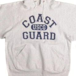 VINTAGE USCG HOODIE SWEATSHIRT SIZE LARGE MADE IN USA(Vintage Uscg Hoodie Sweatshirt Size Large Made In Usa)