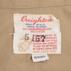 VINTAGE USMC MARINE CREIGHTON SHORT SLEEVE SHIRT SIZE 15 M 15 1/2 POST WAR(Vintage Usmc Marine Creighton Short Sleeve Shirt Size 15 M 15 1 2) -Rare Gear USA Shop DSC 8236 0f5e5631 d165 4b3b a332 a2cf2cf5e541