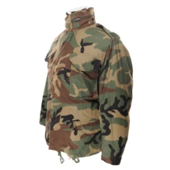 VINTAGE US ARMY M65 WOODLAND CAMO FIELD JACKET 1991 SIZE XS SHORT(Vintage Us Army M65 Woodland Camo Field Jacket 1991 Size Xs Short)