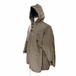 VINTAGE US ARMY PULLOVER MOUNTAIN PARKA FIELD COTTON 1948 MEDIUM(Vintage Us Army Pullover Parka Field Cotton 1948 Size Medium)