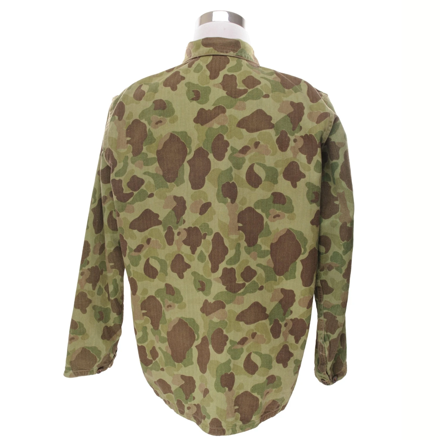 VINTAGE USMC HBT FROGSKIN REVERSIBLE CAMOUFLAGE UTILITY JACKET WW2 ERA SIZE XL(Vintage Usmc Frogskin Reversible Camouflage Utility Jacket Ww2 Era) 14 VINTAGE USMC HBT FROGSKIN REVERSIBLE CAMOUFLAGE UTILITY JACKET WW2 ERA SIZE XL(Vintage Usmc Frogskin Reversible Camouflage Utility Jacket Ww2 Era) - Image 14