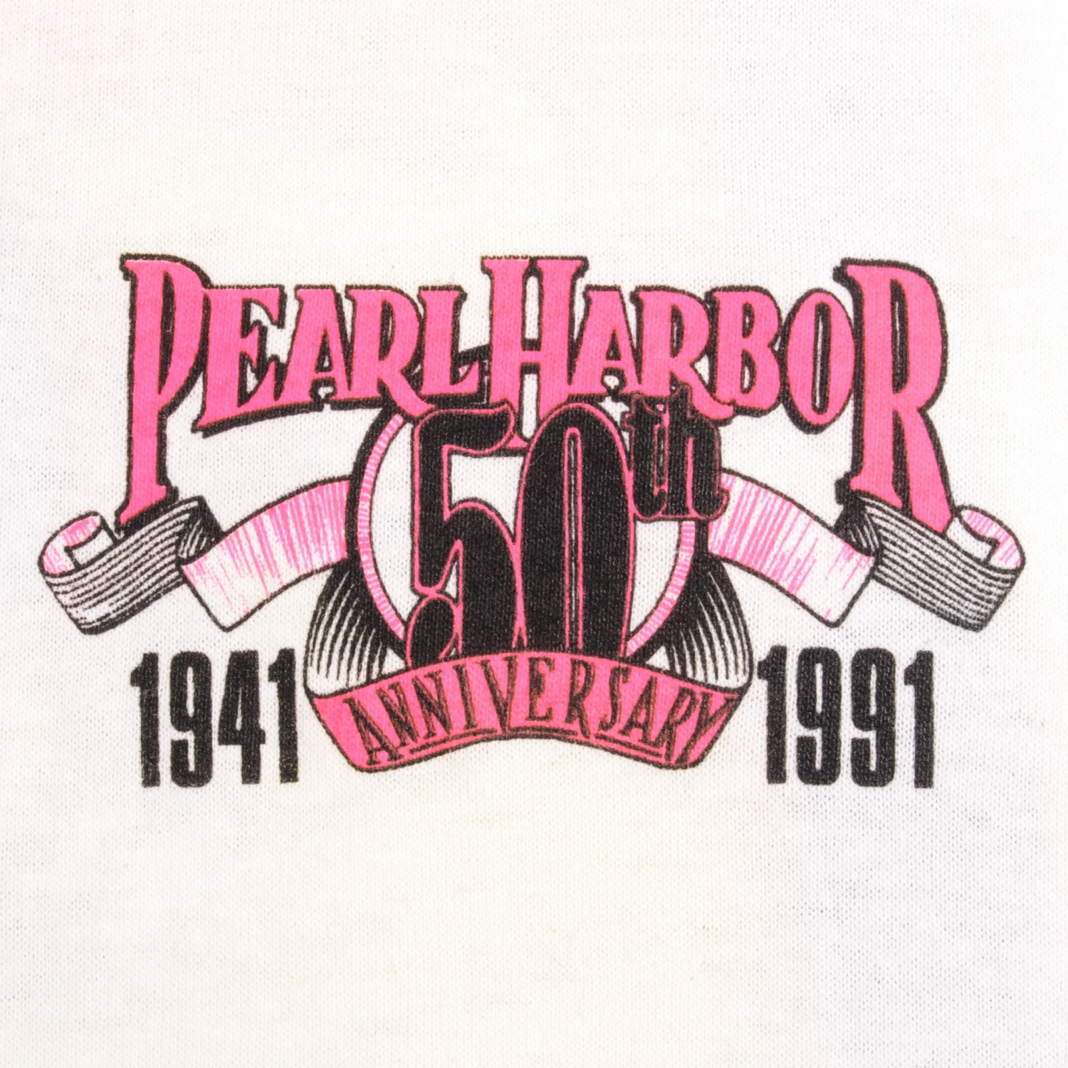 VINTAGE WW2 50TH ANNIVERSARY PEARL HARBOR TEE SHIRT 1991 SIZE MEDIUM MADE IN USA(Vintage Ww2 50th Anniversary Pearl Harbor Tee Shirt 1991 Size Medium Made In Usa Copy) 6 VINTAGE WW2 50TH ANNIVERSARY PEARL HARBOR TEE SHIRT 1991 SIZE MEDIUM MADE IN USA(Vintage Ww2 50th Anniversary Pearl Harbor Tee Shirt 1991 Size Medium Made In Usa Copy) - Image 6