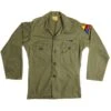 VINTAGE US ARMY UTILITY SHIRT P-58 P58 1958-1962 SIZE MEDIUM WITH PATCH(Vintage Us Army Utility Shirt P 58 P58 1958 1962 Size Medium With Patch)