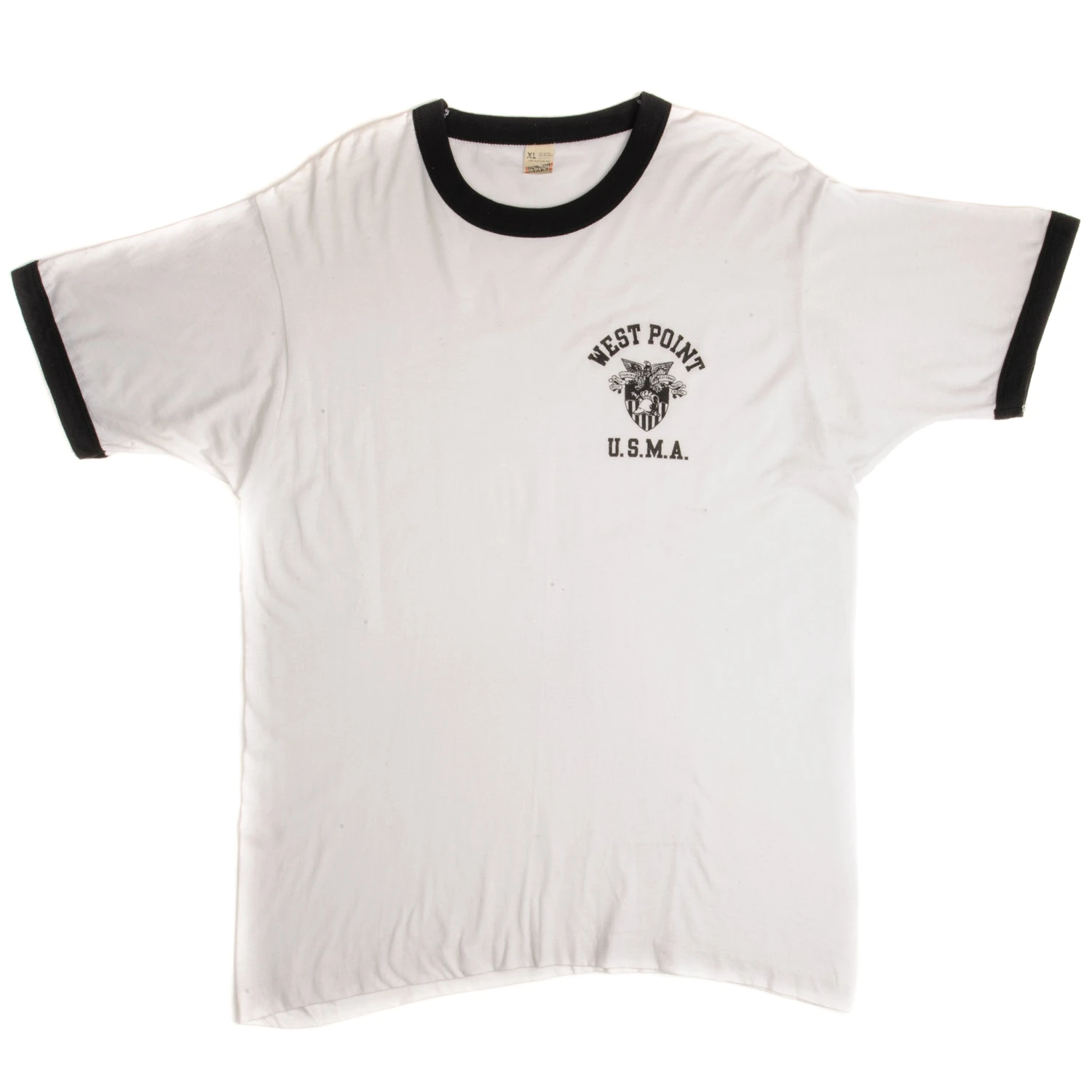 VINTAGE USMA WEST POINT TEE SHIRT 1980s SIZE MEDIUM MADE IN USA(Vintage Usma West Point Tee Shirt 1980s Size Medium Made In Usa) 2 VINTAGE USMA WEST POINT TEE SHIRT 1980s SIZE MEDIUM MADE IN USA(Vintage Usma West Point Tee Shirt 1980s Size Medium Made In Usa) - Image 2
