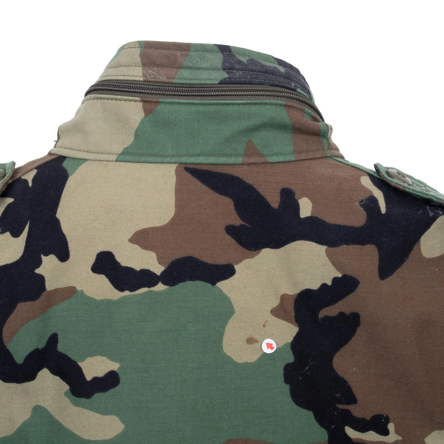 VINTAGE US ARMY M65 WOODLAND CAMO FIELD JACKET 1996 LARGE REGULAR NOS(Vintage Us Army M65 Woodland Camo Field Jacket 1996 Large Regular Nos) 8 VINTAGE US ARMY M65 WOODLAND CAMO FIELD JACKET 1996 LARGE REGULAR NOS(Vintage Us Army M65 Woodland Camo Field Jacket 1996 Large Regular Nos) - Image 8