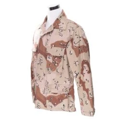 VINTAGE US ARMY DESERT CAMO CHOCOLATE CHIP COMBAT JACKET 1990 SMALL REGULAR NOS(Vintage Us Army Desert Camo Chocolate Chip Jacket 1990 Small Regular Nos)