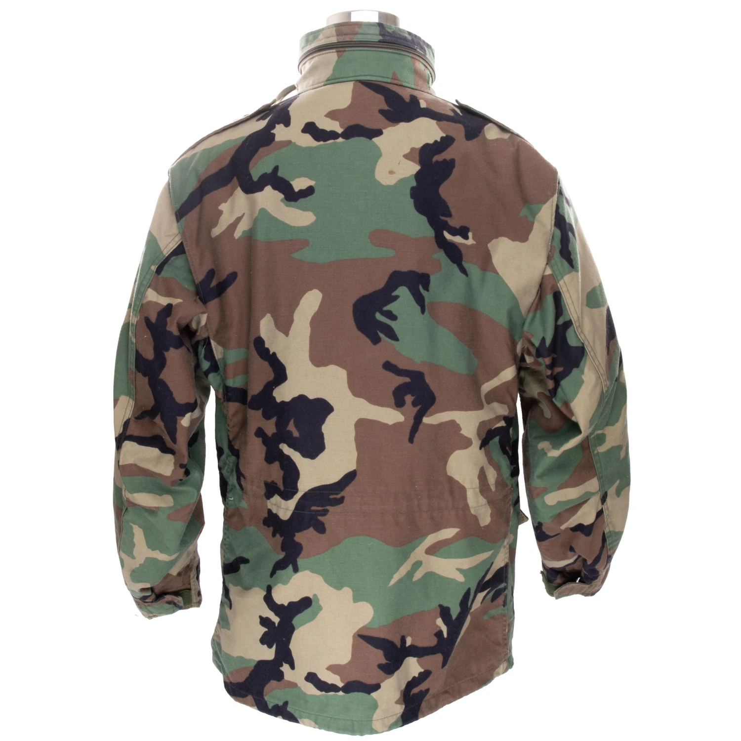 VINTAGE US ARMY M65 WOODLAND CAMO FIELD JACKET 1996 LARGE REGULAR NOS(Vintage Us Army M65 Woodland Camo Field Jacket 1996 Large Regular Nos) 3 VINTAGE US ARMY M65 WOODLAND CAMO FIELD JACKET 1996 LARGE REGULAR NOS(Vintage Us Army M65 Woodland Camo Field Jacket 1996 Large Regular Nos) - Image 3