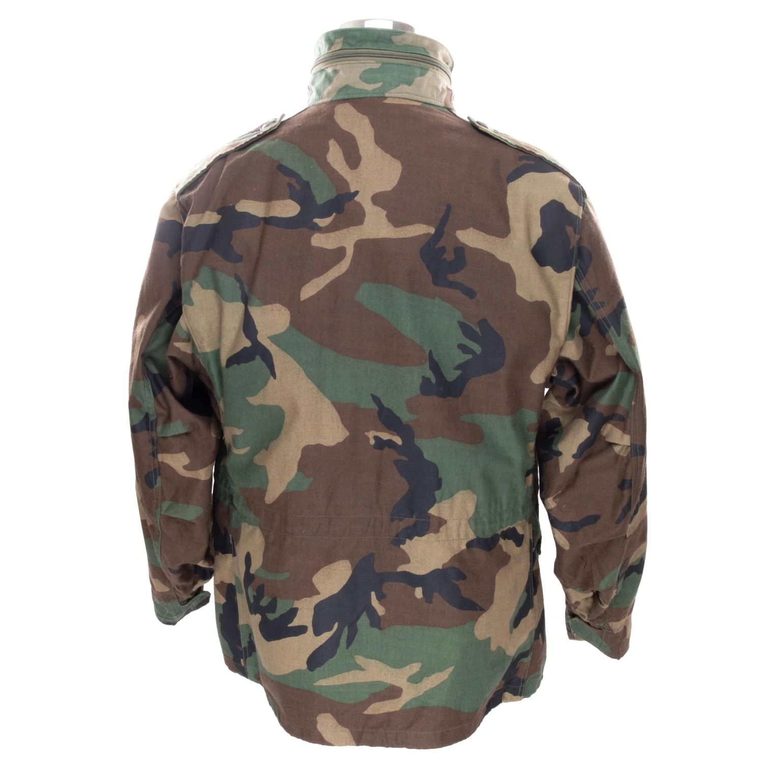 VINTAGE US ARMY M65 WOODLAND CAMO FIELD JACKET 1983 LARGE REGULAR NOS(Vintage Us Army M65 Woodland Camo Field Jacket 1996 Large Regular Nos 1) 3 VINTAGE US ARMY M65 WOODLAND CAMO FIELD JACKET 1983 LARGE REGULAR NOS(Vintage Us Army M65 Woodland Camo Field Jacket 1996 Large Regular Nos 1) - Image 3