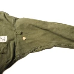 US AIR FORCE HBT UTILITY SHIRT WITH 13 STARS BUTTONS WW2 ERA STAFF SERGEANT SIZE 42R(Us Air Force Hbt Utility Shirt With 13 Stars Buttons Ww2 Era Staff Sergeant Size 42r) -Rare Gear USA Shop DSC 8685 1