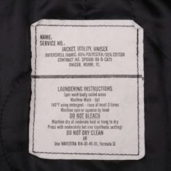 VINTAGE USN US NAVY BLACK UTILITY JACKET 1998 SIZE XL REGULAR(Vintage Usn Us Navy Unisex Utility Jacket 1998 Size Xl Regular) -Rare Gear USA Shop DSC 8728