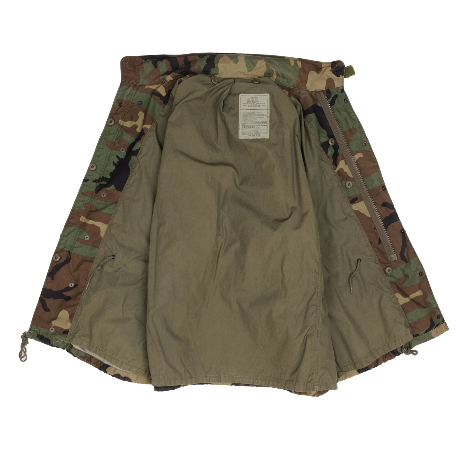 VINTAGE US ARMY M-1965 M65 WOODLAND CAMO FIELD JACKET 1987 LARGE REGULAR(Vintage Us Army M 1965 M65 Woodland Camo Field Jacket 1987 Large Regular) 8 VINTAGE US ARMY M-1965 M65 WOODLAND CAMO FIELD JACKET 1987 LARGE REGULAR(Vintage Us Army M 1965 M65 Woodland Camo Field Jacket 1987 Large Regular) - Image 8