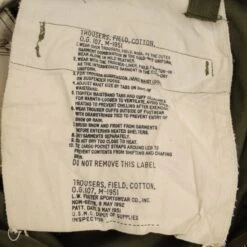 VINTAGE USMC FIELD TROUSERS PANTS M51 1952 KOREAN WAR LARGE REG W37 L32 NOS(Vintage Usmc Field Trousers Pants M51 1952 Korean War Large Reg W37 L30 Nos) -Rare Gear USA Shop DSC 8762