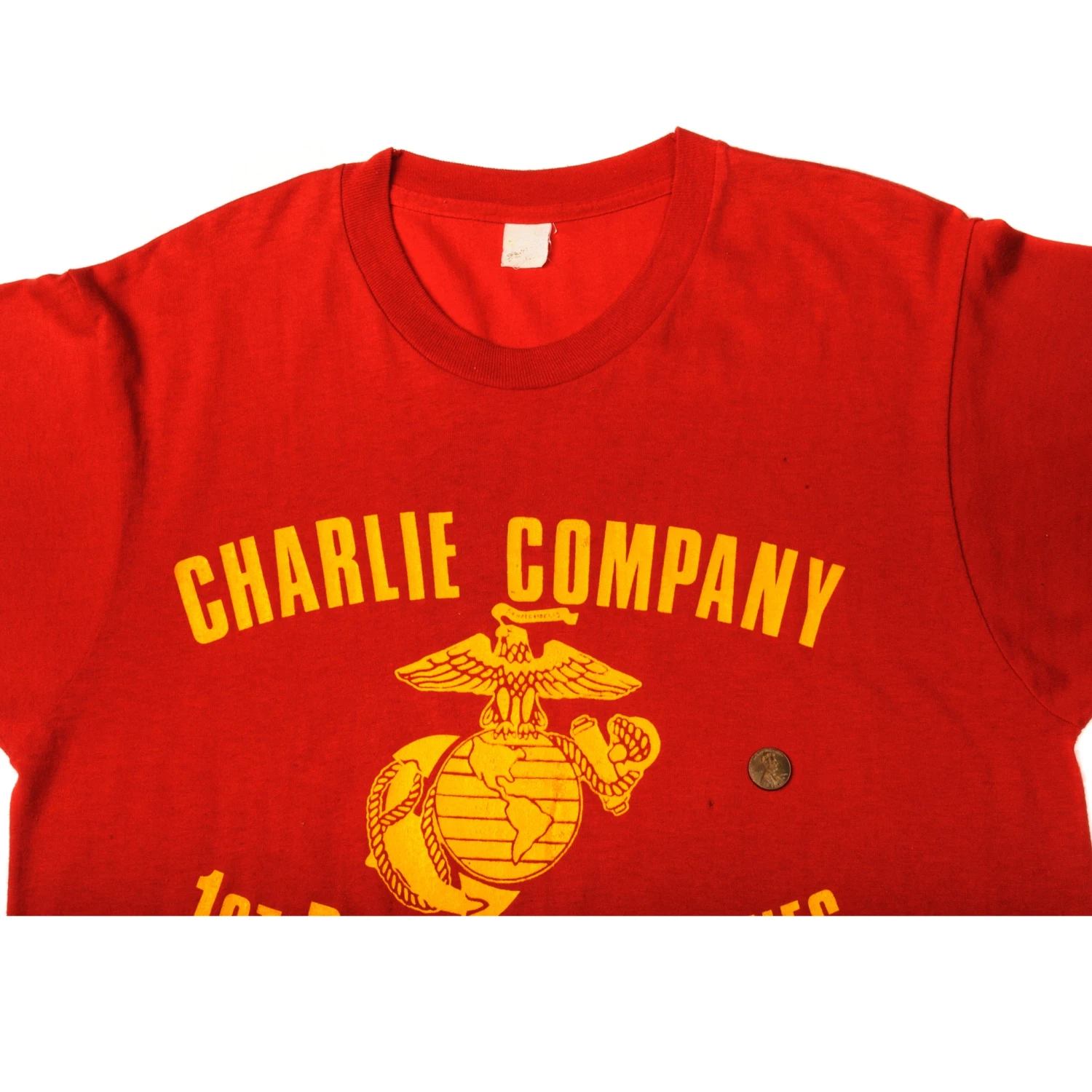 VINTAGE USMC CHARLIE COMPANY TEE SHIRT 1986 SIZE MEDIUM MADE IN USA(Vintage Usmc Charlie Company Tee Shirt 1986 Size Medium Made In Usa) 7 VINTAGE USMC CHARLIE COMPANY TEE SHIRT 1986 SIZE MEDIUM MADE IN USA(Vintage Usmc Charlie Company Tee Shirt 1986 Size Medium Made In Usa) - Image 7