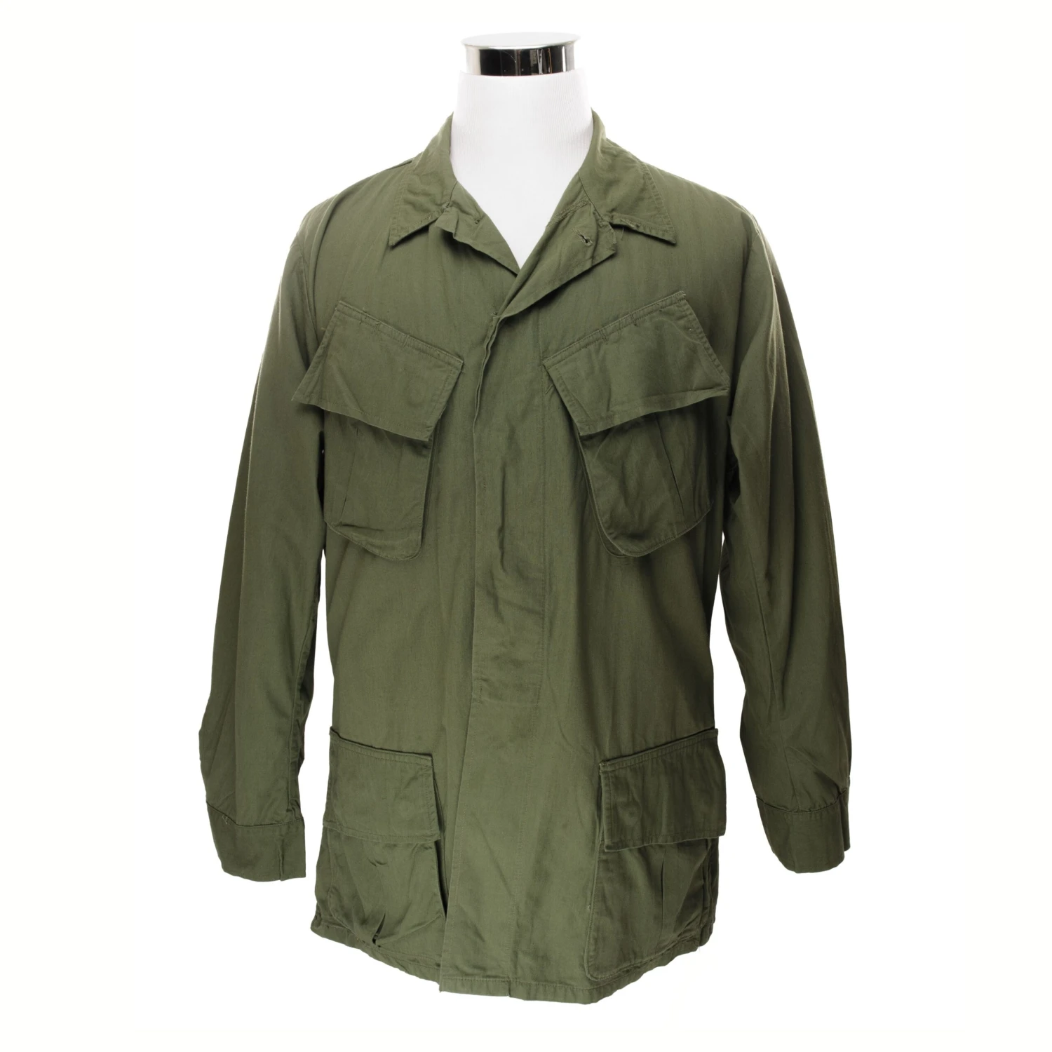 VINTAGE US ARMY TROPICAL COMBAT JACKET 1966 VIETNAM WAR MEDIUM LONG NOS NEW(Vintage Us Army Tropical Combat Jacket 1966 Vietnam War Medium Long Nos New 1) 2 VINTAGE US ARMY TROPICAL COMBAT JACKET 1966 VIETNAM WAR MEDIUM LONG NOS NEW(Vintage Us Army Tropical Combat Jacket 1966 Vietnam War Medium Long Nos New 1) - Image 2