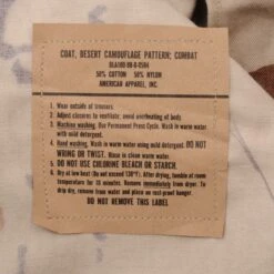 VINTAGE US ARMY DESERT CAMOUFLAGE PATTERN COMBAT JACKET DESERT STORM LARGE REGULAR(Vintage Us Army Desert Camouflage Pattern Combat Jacket Size Large Regular) -Rare Gear USA Shop DSC 8799