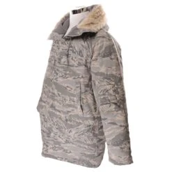 VINTAGE USAF PARKA AIRCREW DIGITAL CAMO JACKET TYPE N-3B N3B 2000S LARGE REG(Vintage Usaf Parka Aircrew Digital Camo Jacket Type N 3b N3b 2000s Size Large Regular)
