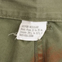 VINTAGE US ARMY TROPICAL COMBAT TROUSERS PANTS 6TH PAT 1969 VIETNAM MEDIUM REG(Vintage Us Army Tropical Combat Trousers Pants 6th Pat 1969 Vietnam Medium Reg) -Rare Gear USA Shop DSC 8862