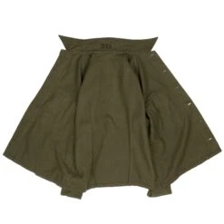 VINTAGE US ARMY OG 108 WOOL SHIRT 1950S SIZE LARGE(Vintage Us Army Og 108 Wool Shirt 1950s Size Large) -Rare Gear USA Shop DSC 8871