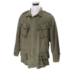 VINTAGE US ARMY TROPICAL COMBAT JACKET FIRST PATTERN 1963 VIETNAM WAR LARGE REGULAR(Vintage Us Army Tropical Combat Jacket First Pattern 1963 Vietnam War Large Regular)