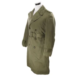 VINTAGE US ARMY OVERCOAT TRENCH COAT 1953 KOREAN WAR SIZE SMALL REGULAR(Vintage Us Army Overcoat Trench Coat 1953 Korean War Size Small Regular)
