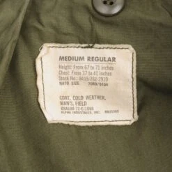 VINTAGE US NAVY SEABEES M65 FIELD JACKET 1972 VIETNAM WARSIZE MEDIUM REGULAR(Vintage Us Navy Seabees M65 Field Jacket 1973 Vietnam War Size Medium Regular) -Rare Gear USA Shop DSC 8940