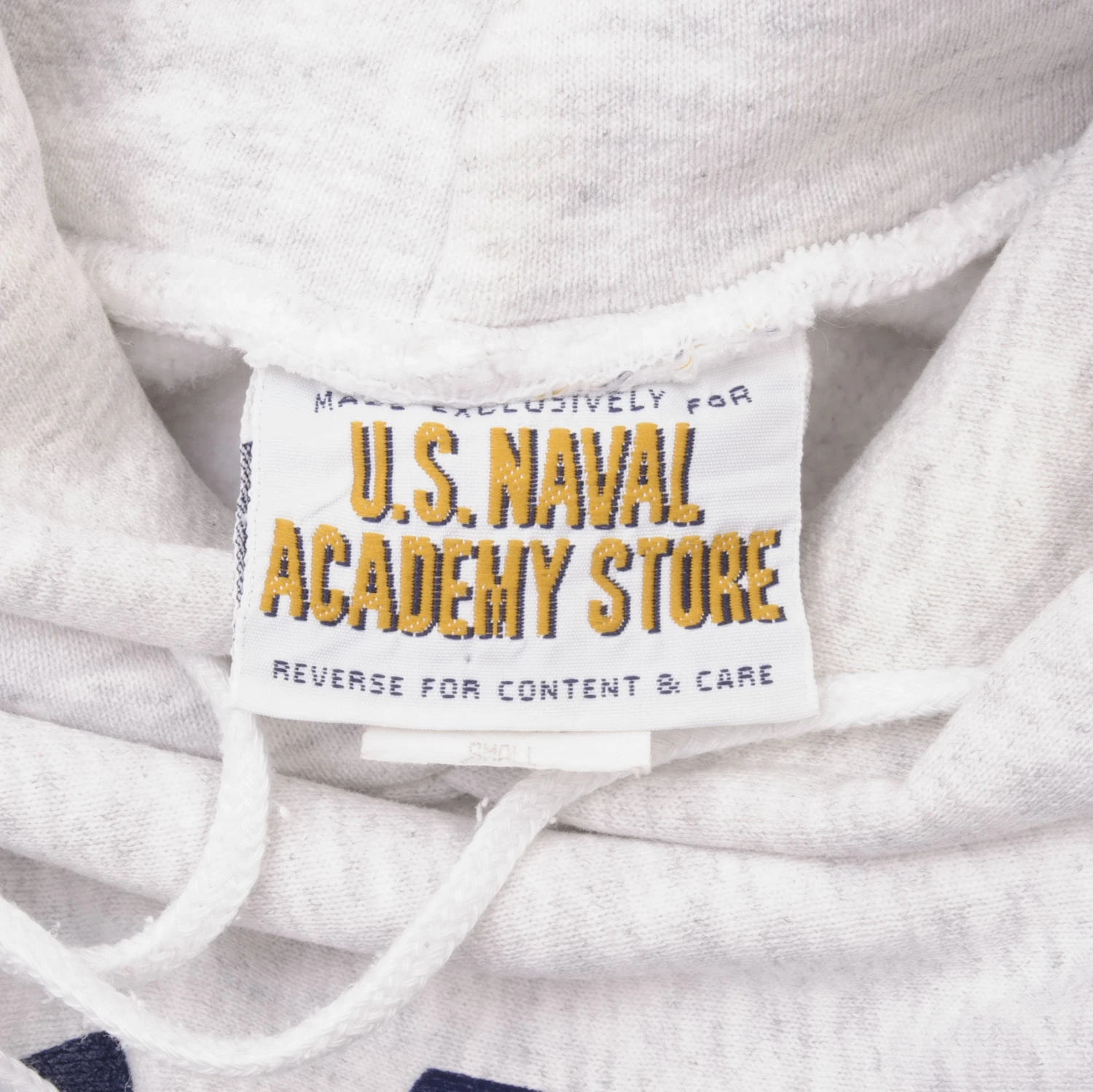 VINTAGE USN US NAVY HOODIE SWEATSHIRT SIZE SMALL MADE IN USA(Vintage Usn Us Navy Hoodie Sweatshirt Size Small Made In Usa) 4 VINTAGE USN US NAVY HOODIE SWEATSHIRT SIZE SMALL MADE IN USA(Vintage Usn Us Navy Hoodie Sweatshirt Size Small Made In Usa) - Image 4