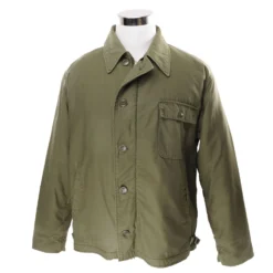 VINTAGE USN US NAVY A2 DECK JACKET COLD WEATHER 1979 SIZE LARGE(Vintage Usn Us Navy A2 Deck Jacket Cold Weather 1979 Size Large)