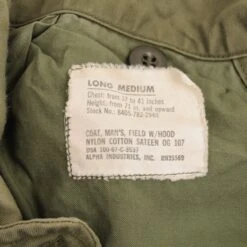 VINTAGE US ARMY M-1965 M65 FIELD JACKET 1967 VIETNAM WAR SIZE MEDIUM LONG(Vintage Us Army M 1965 M65 Field Jacket 1967 Vietnam War Size Medium Long 1) -Rare Gear USA Shop DSC 9028