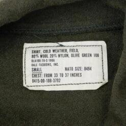 VINTAGE US ARMY OG 108 WOOL SHIRT PATCHED 1978 SIZE SMALL NOS(Vintage Us Army Og 108 Wool Shirt Patched 1978 Size Small Nos) 11 VINTAGE US ARMY OG 108 WOOL SHIRT PATCHED 1978 SIZE SMALL NOS(Vintage Us Army Og 108 Wool Shirt Patched 1978 Size Small Nos) -Rare Gear USA Shop DSC 9081 66331dbc 266d 4880 90e9 ebd055cc8db6