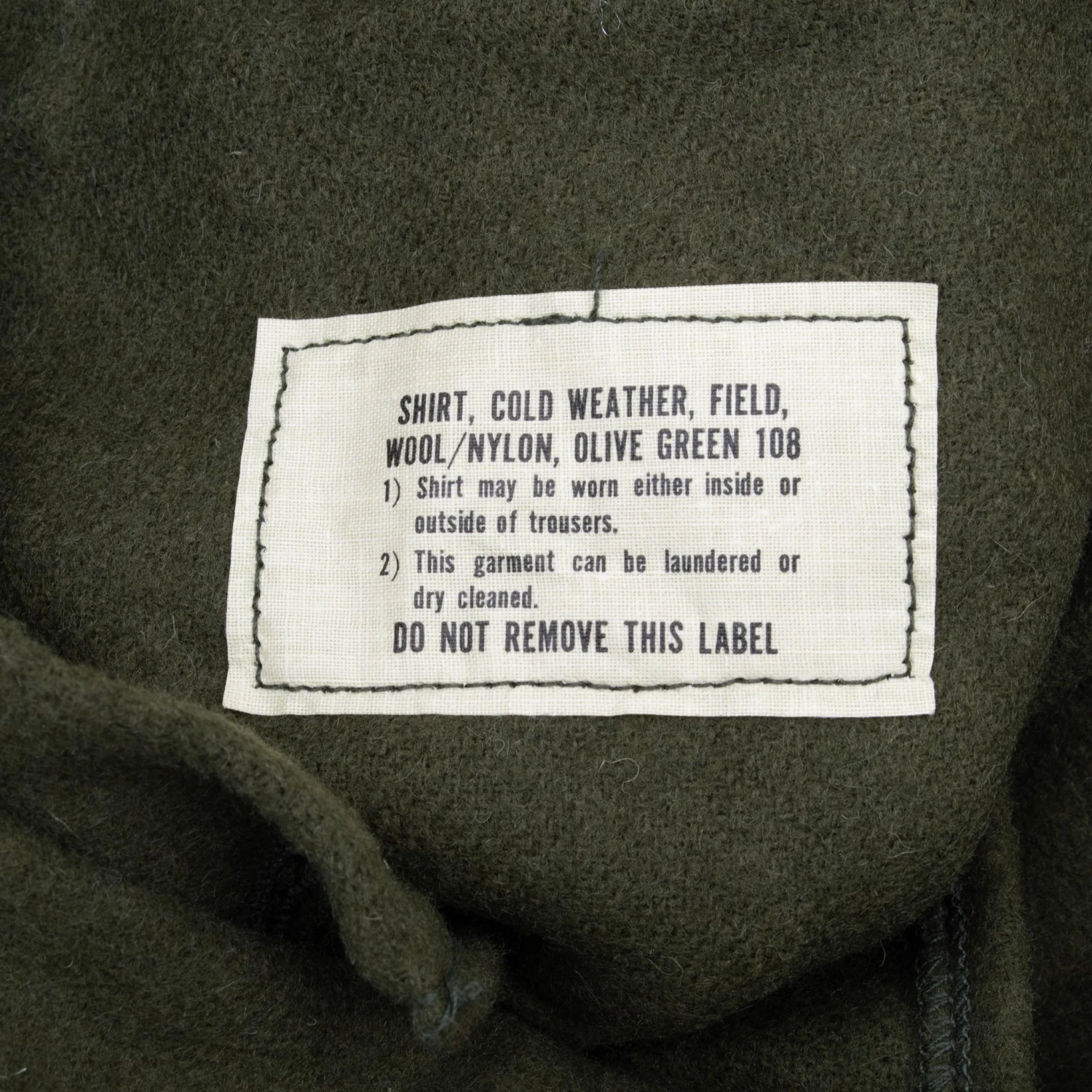 VINTAGE US ARMY OG 108 WOOL SHIRT PATCHED 1978 SIZE SMALL NOS(Vintage Us Army Og 108 Wool Shirt Patched 1978 Size Small Nos) 5 VINTAGE US ARMY OG 108 WOOL SHIRT PATCHED 1978 SIZE SMALL NOS(Vintage Us Army Og 108 Wool Shirt Patched 1978 Size Small Nos) - Image 5