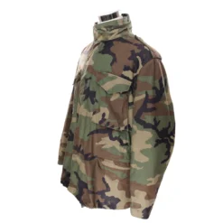 VINTAGE US ARMY M-1965 M65 WOODLAND CAMO FIELD JACKET 1987 LARGE REGULAR(Vintage Us Army M 1965 M65 Woodland Camo Field Jacket 1987 Large Regular)