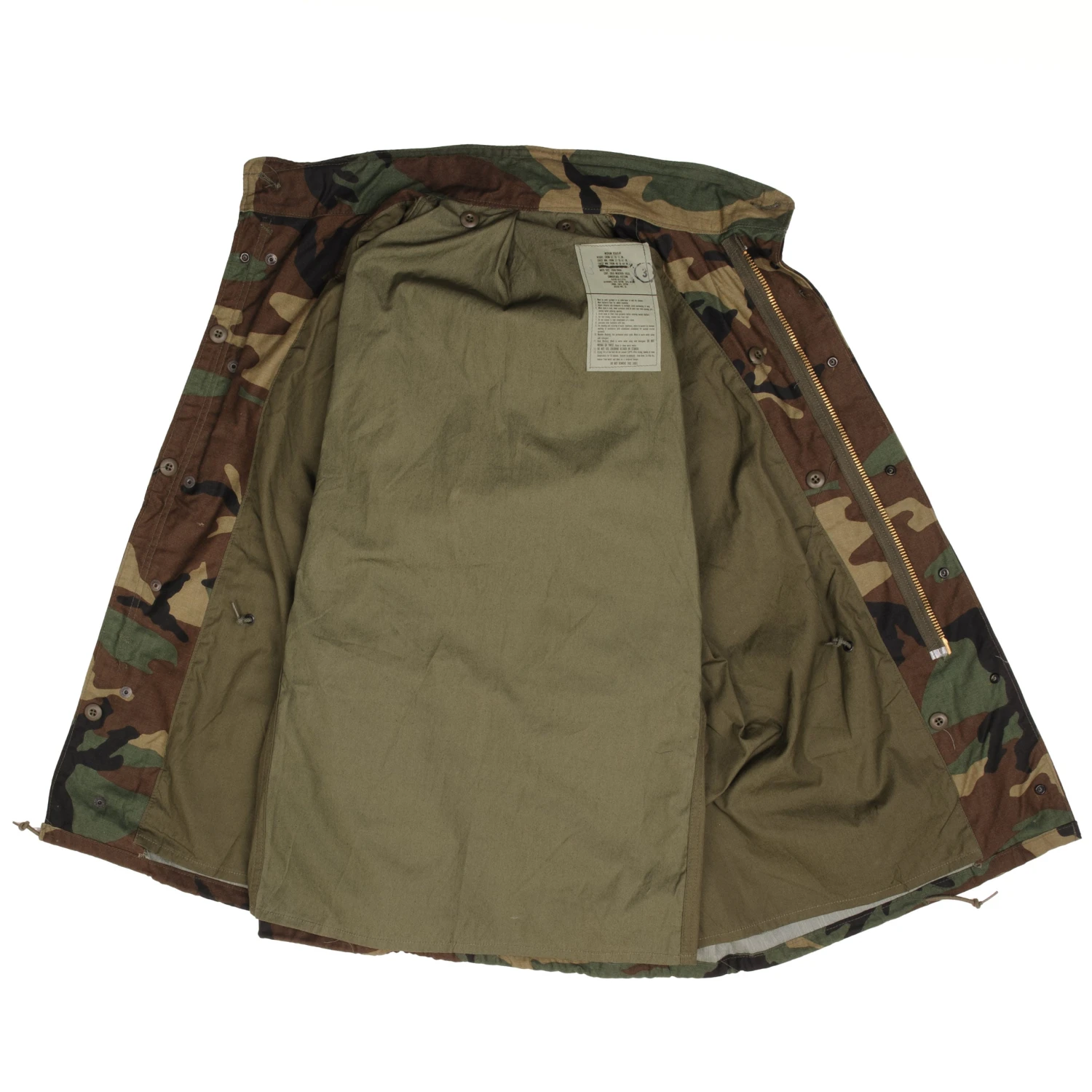 VINTAGE US ARMY M65 WOODLAND CAMO FIELD JACKET 1984 MEDIUM REGULAR NOS(Vintage Us Army M65 Woodland Camo Field Jacket 1984 Medium Regular Nos) 7 VINTAGE US ARMY M65 WOODLAND CAMO FIELD JACKET 1984 MEDIUM REGULAR NOS(Vintage Us Army M65 Woodland Camo Field Jacket 1984 Medium Regular Nos) - Image 7