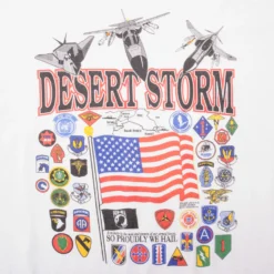 VINTAGE OPERATION DESERT STORM TEE SHIRT 1991 SIZE XL MADE IN USA(Vintage Operation Desert Storm Tee Shirt 1991 Size Xl Made In Usa 1) 11 VINTAGE OPERATION DESERT STORM TEE SHIRT 1991 SIZE XL MADE IN USA(Vintage Operation Desert Storm Tee Shirt 1991 Size Xl Made In Usa 1) -Rare Gear USA Shop DSC 9270
