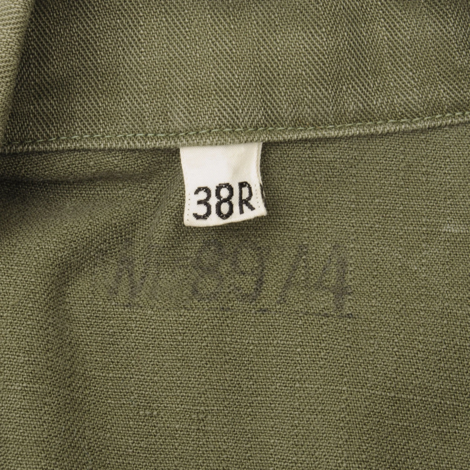 VINTAGE US ARMY FATIGUE SHIRT HBT HERRINGBONE TWILL 1950S EARLY VIETNAM 38R(Us Army Utility Shirt Hbt Herringbone Twill 1950s) 5 VINTAGE US ARMY FATIGUE SHIRT HBT HERRINGBONE TWILL 1950S EARLY VIETNAM 38R(Us Army Utility Shirt Hbt Herringbone Twill 1950s) - Image 5