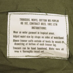 VINTAGE US ARMY TROPICAL COMBAT TROUSERS 1966 VIETNAM WAR LARGE SHORT NOS NEW(Vintage Us Army Tropical Combat Trousers 1966 Vietnam War Large Short Nos New) -Rare Gear USA Shop DSC 9536 1