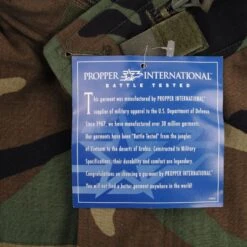 VINTAGE M65 WOODLAND CAMO FIELD PROPPER INT JACKET 1997 MEDIUM REGULAR NOS(Vintage M65 Woodland Camo Field Propper International Jacket 1997 Medium Regular Nos) -Rare Gear USA Shop DSC 9553