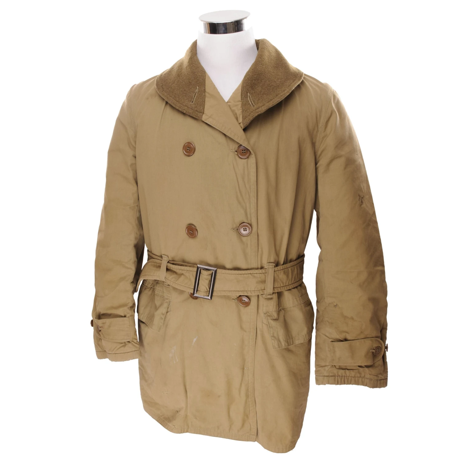 VINTAGE US ARMY MACKINAW FIRST PATTERN JACKET 1942 WW2 SIZE 42(Vintage Us Army Mackinaw First Pattern Jacket 1942 Ww2 Size 42) 2 VINTAGE US ARMY MACKINAW FIRST PATTERN JACKET 1942 WW2 SIZE 42(Vintage Us Army Mackinaw First Pattern Jacket 1942 Ww2 Size 42) - Image 2