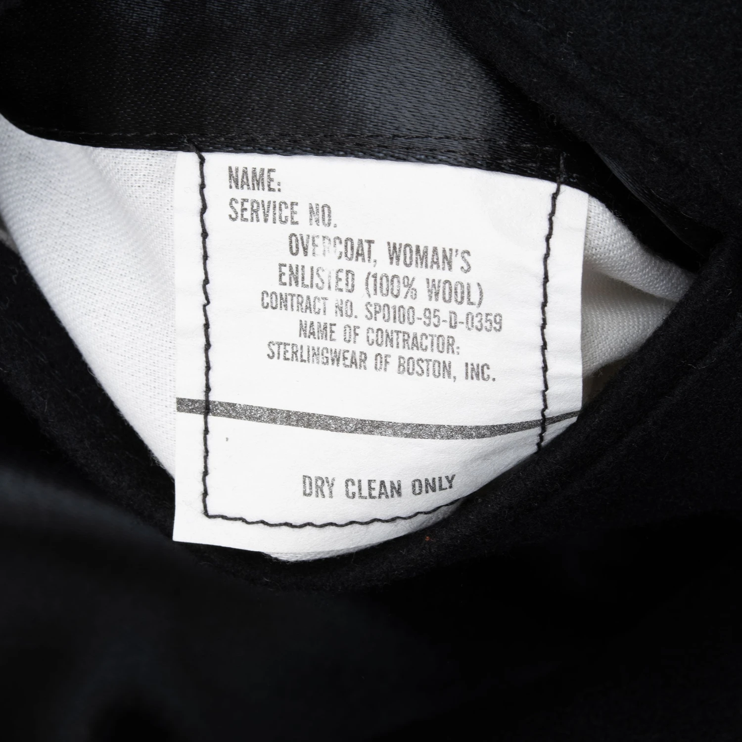 VINTAGE USN US NAVY WOMEN PEACOAT 1995 SIZE 12S(Vintage Usn Us Navy Woemn Peacoat 1995 Size 12s) 6 VINTAGE USN US NAVY WOMEN PEACOAT 1995 SIZE 12S(Vintage Usn Us Navy Woemn Peacoat 1995 Size 12s) - Image 6