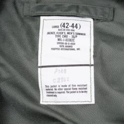 VINTAGE USAF US AIR FORCE CWU 36/P FLYERS JACKET 2000 LARGE NOS DEADSTOCK(Vintage Usaf Us Air Force Cwu 36 P Flyers Jacket 2000 Size Large) -Rare Gear USA Shop DSC 9616