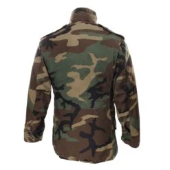 VINTAGE US ARMY M65 WOODLAND CAMO FIELD JACKET 1982 XS REGULAR NOS(Vintage Us Army M65 Woodland Camo Field Jacket 1982 Xs Regular Nos) -Rare Gear USA Shop DSC 9620