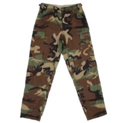 VINTAGE US ARMY WOODLAND CAMO COMBAT TROUSERS PANTS 1995 SIZE SMALL DEADSTOCK(Vintage Us Army Woodland Camo Combat Trousers Pants 1995 Size Small Deadstock)