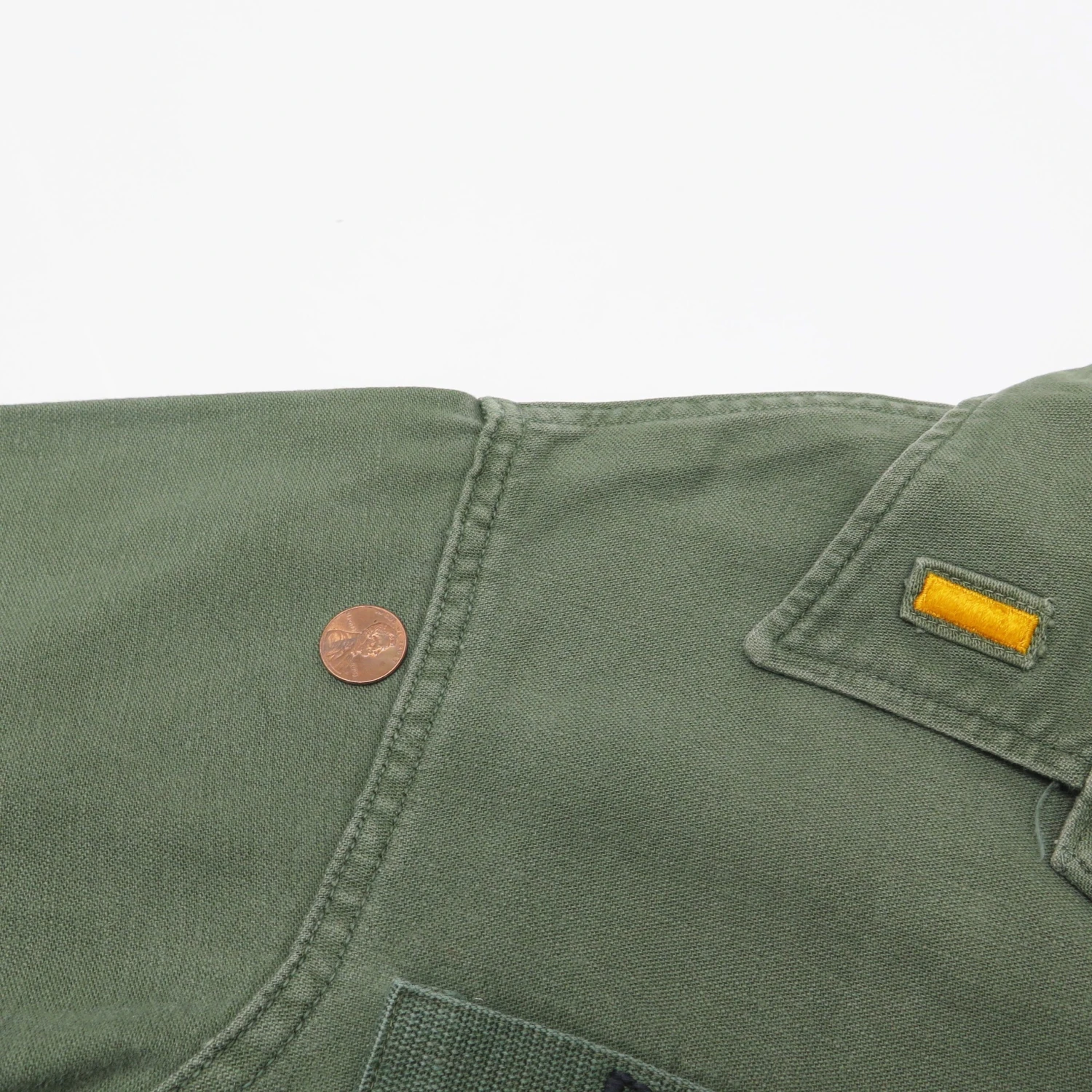 VINTAGE US ARMY UTILITY SHIRT P-64 P64 1968 VIETNAM WAR LIEUTENANT PARACHUTIST 82ND AIRBORNE DIVISION AIR DEFENSE ARTILLERY PATCHS SIZE 15 1/2 X 33(Us Army 1968 Vietnam Shirt Utility Lieutenant 82nd Airborne Division Parachute Artillery Patched) 8 VINTAGE US ARMY UTILITY SHIRT P-64 P64 1968 VIETNAM WAR LIEUTENANT PARACHUTIST 82ND AIRBORNE DIVISION AIR DEFENSE ARTILLERY PATCHS SIZE 15 1/2 X 33(Us Army 1968 Vietnam Shirt Utility Lieutenant 82nd Airborne Division Parachute Artillery Patched) - Image 8